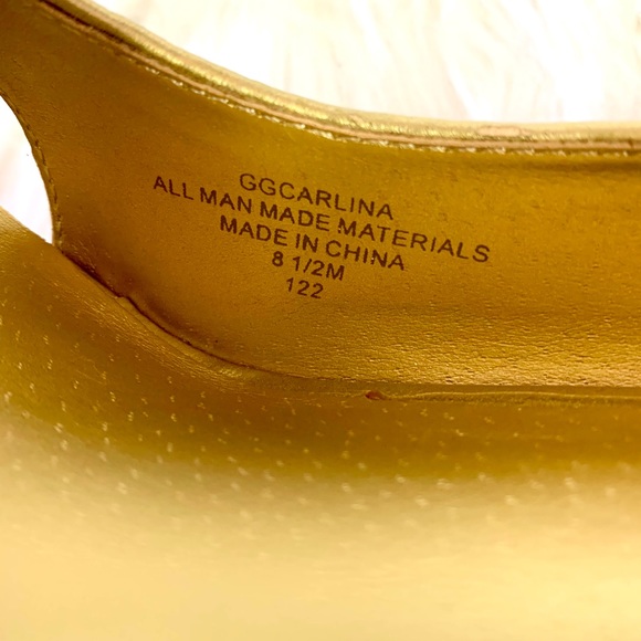 Glitter gold sexy high heels - Picture 7 of 8